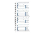 Adams Phone Message Pad, 5.5" x 11", Ruled, White/Canary, 100 Sheets/Pad (SC1154D)