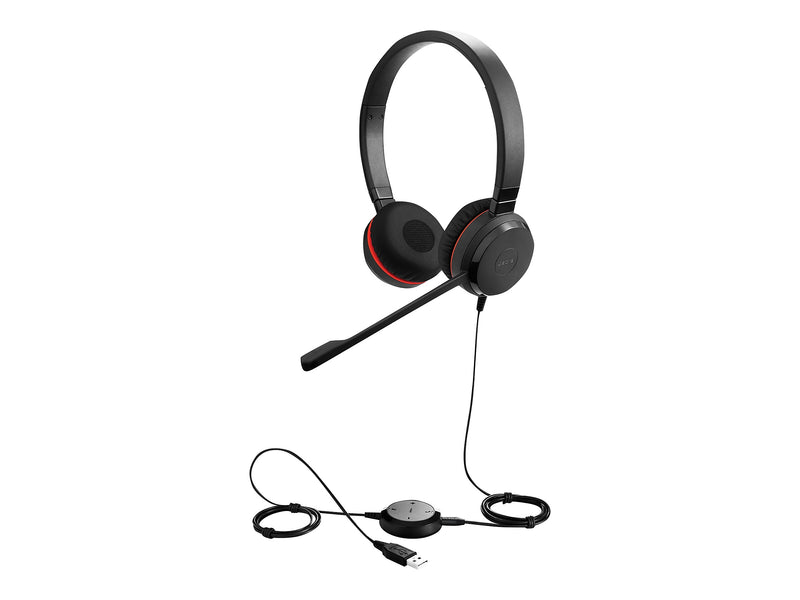 jabra Evolve 30 II MS Stereo Phone Headset, Over-the-Head, Black (5399-823-309)