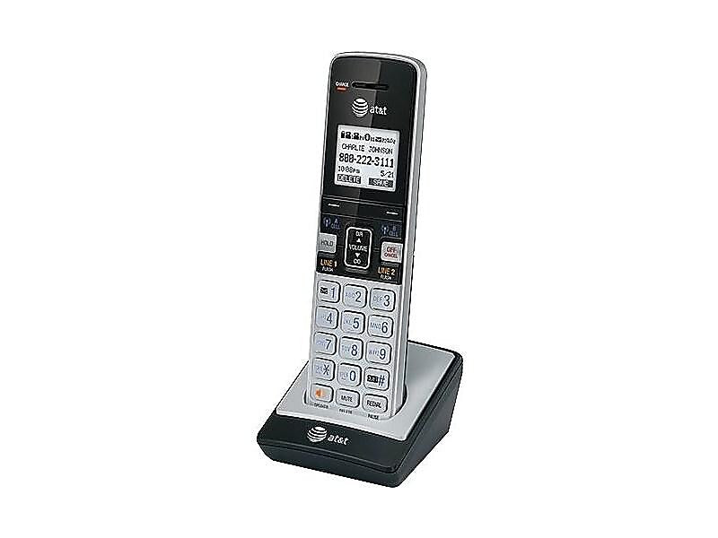 AT&T Cordless Telephone, Silver/Black (TL86003)