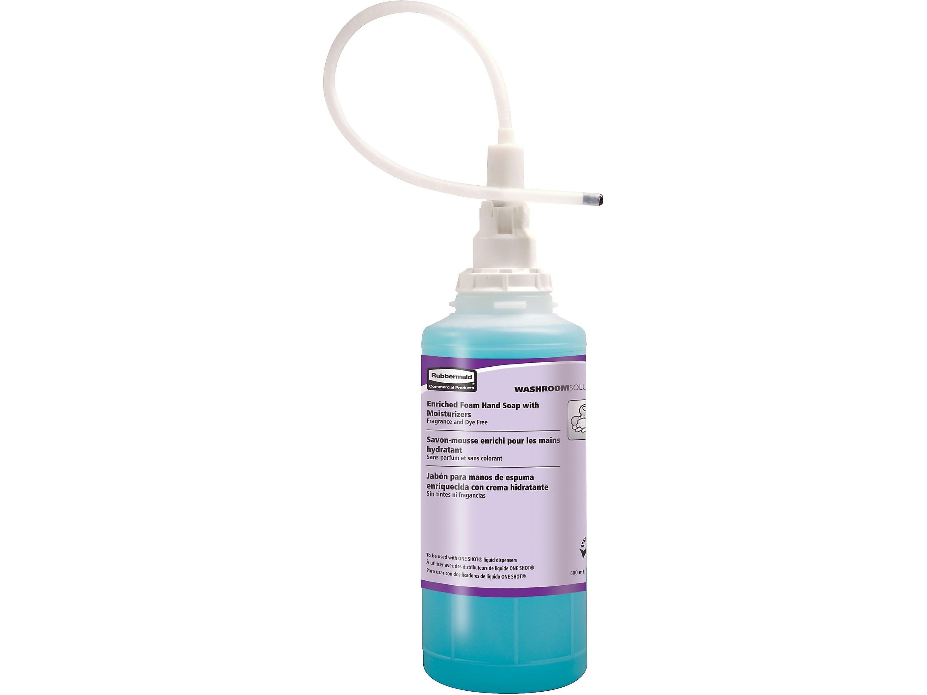 Rubbermaid Foaming Hand Soap Refill for OneShot Dispenser, Citrus Scent, 4/Carton(FG750517)