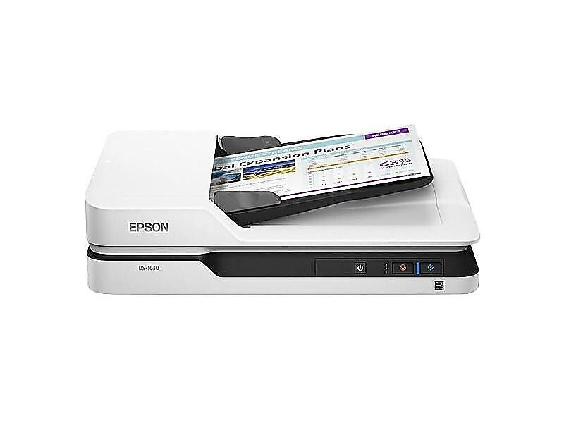 Epson DS-1630 B11B239201 Desktop Scanner, Black/White