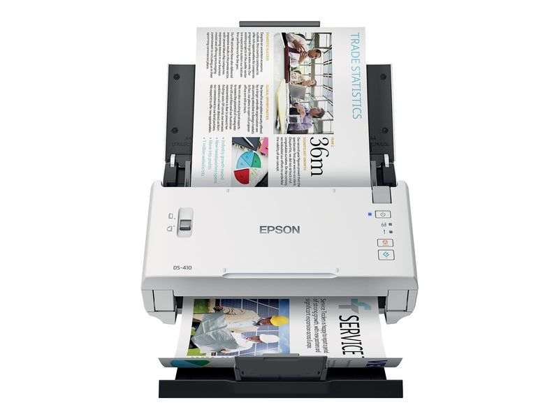 Epson DS-410 B11B249201 Desktop Scanner, Black/White