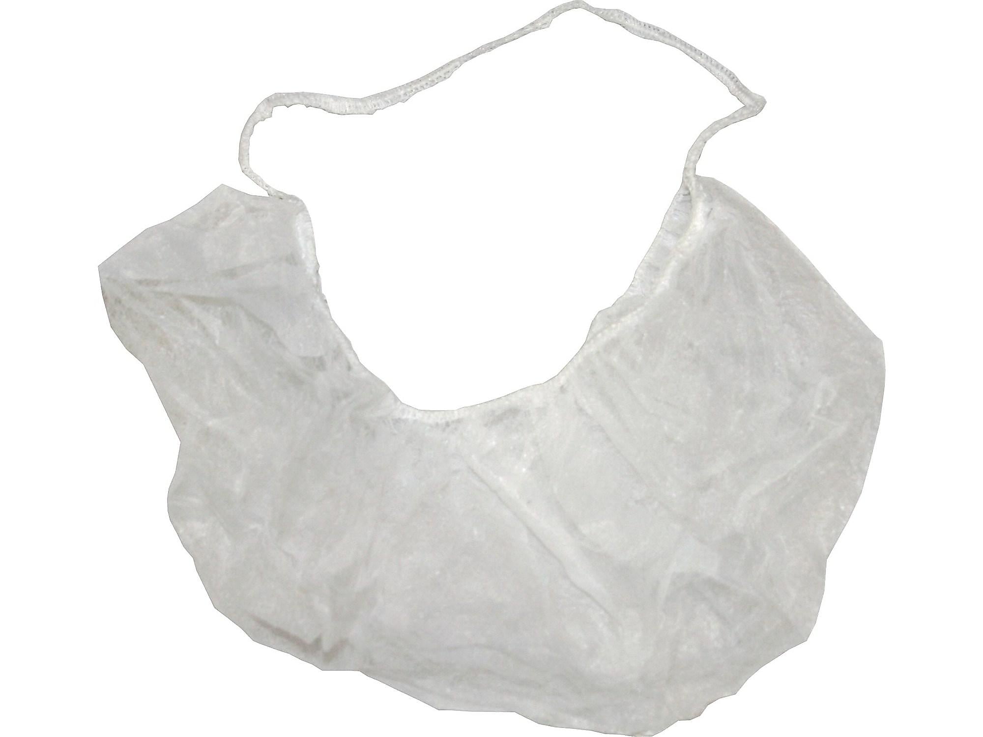 Ambitex Polypropylene Beard Net, One Size, White, 1000/Carton (BRD1000)