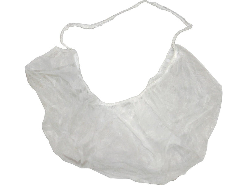 Ambitex Polypropylene Beard Net, One Size, White, 1000/Carton (BRD1000)