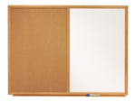 Quartet Standard Cork & Dry Erase Whiteboard, 3' x 2' (S553)