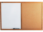 Quartet Standard Cork & Dry Erase Whiteboard, 3' x 2' (S553)