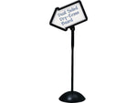 Safco Write Way Plastic Dry-Erase Whiteboard, 2' x 1' (4173BL)