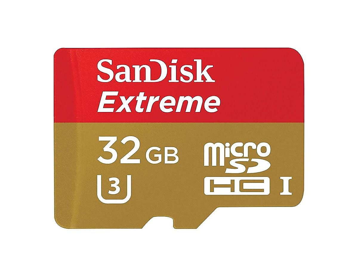 SanDisk Extreme 32GB microSDHC Memory Card with Adapter, UHS-III, V30 (SDSQXVF-032G-AN6MA)