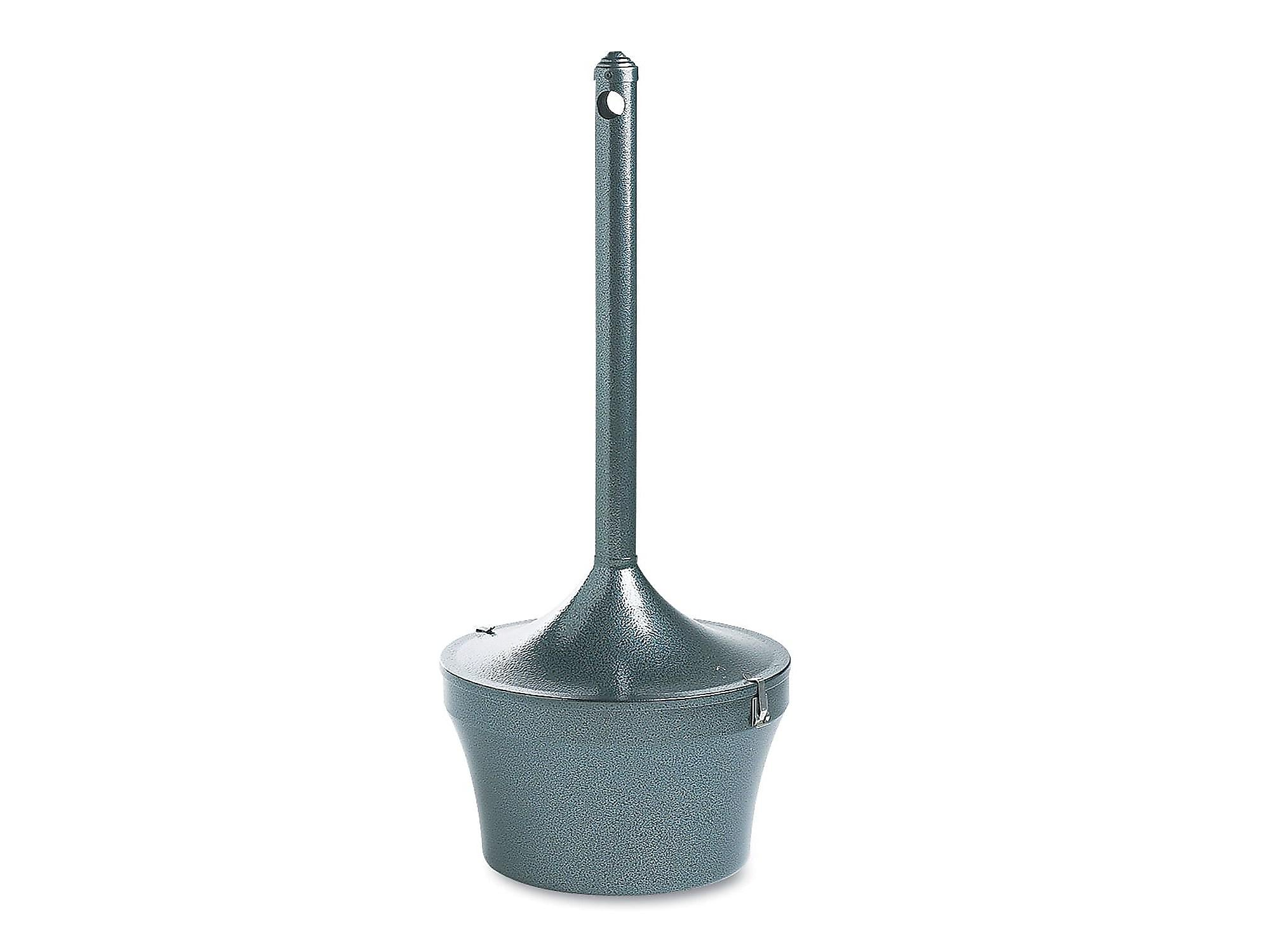 Rubbermaid Commercial Hammertone 4.25 gal. Stainless Steel Ash Urn, Charcoal