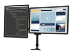 StarTech Dual Monitor Arm Monitor Arm, Up to 24" Monitor, Black (ARMDUAL)