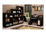 South Shore Axess 4-Shelf Bookcase, Pure Black (7270767)