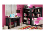 South Shore Axess 4-Shelf Bookcase, Pure Black (7270767)
