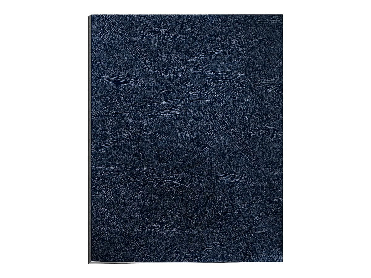Fellowes Expressions Presentation Covers, Letter Size, Navy, 50/Pack (52124)