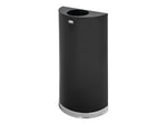 Rubbermaid Indoor Trash Can w/ No Lid, Black Steel, 12 Gal. (FGSO1220PLBK)