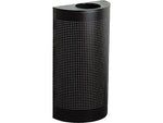 Rubbermaid Indoor Trash Can w/ No Lid, Black Steel, 12 Gal. (FGSO1220PLBK)