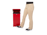 Rubbermaid Defenders Indoor Step Trash Can, Red Metal, 4 Gal. (FGST7EPLRD)