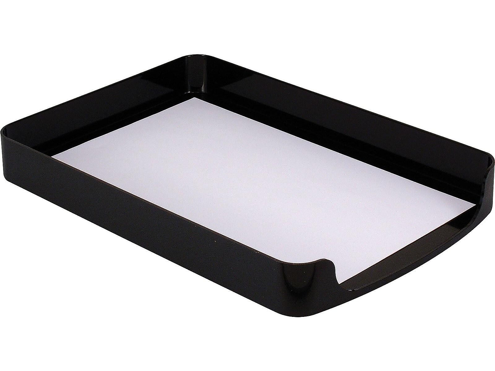 Officemate 2200 Series Front Loading Legal Tray,  Black (22242)