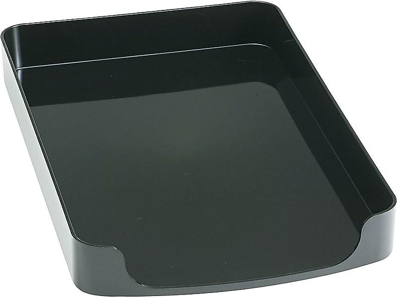 Officemate 2200 Series Front Loading Legal Tray,  Black (22242)
