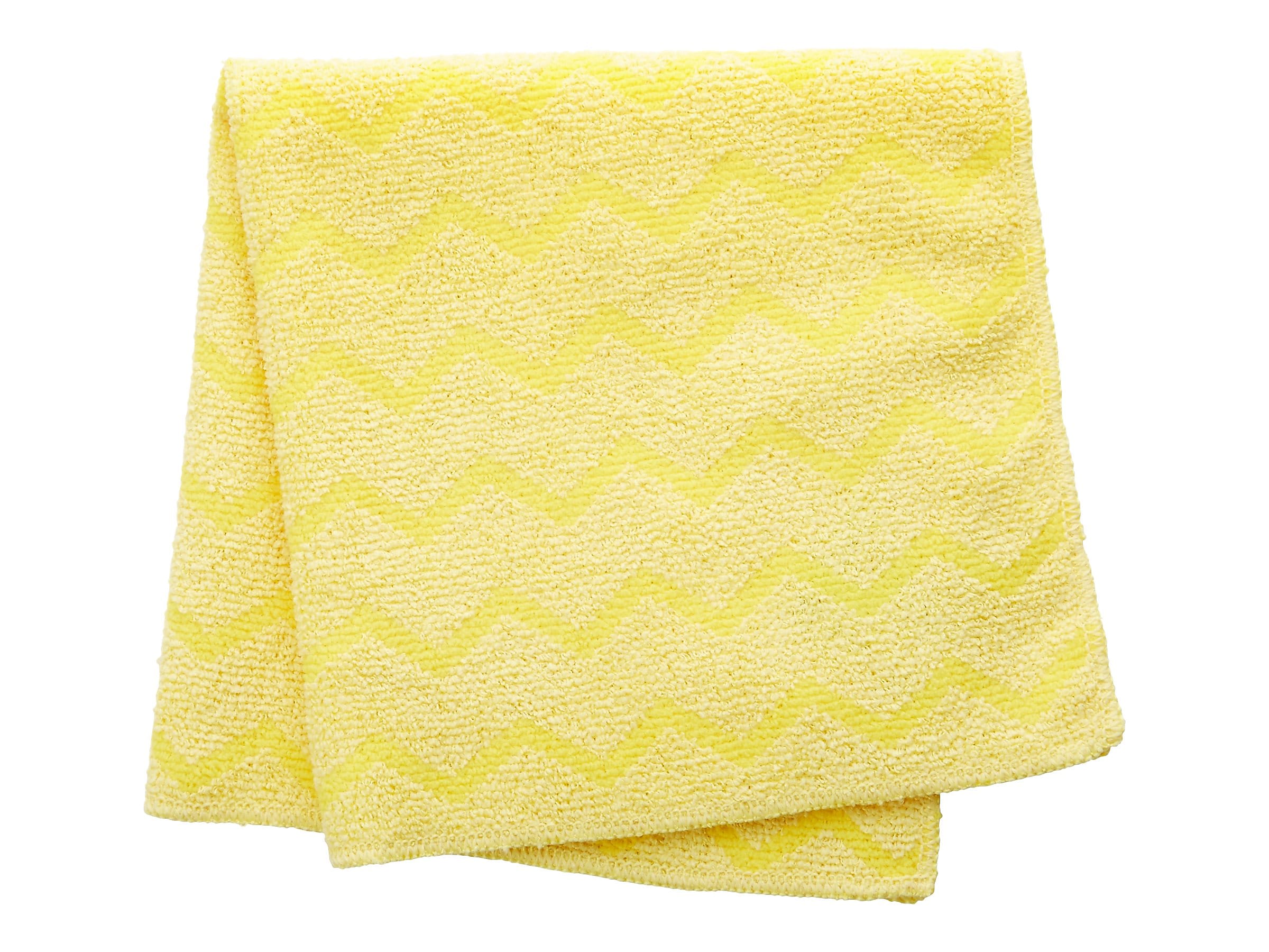 Rubbermaid HYGEN Microfiber Cleaning Cloths, 16" x 16", Yellow, 12 Cloths/Pack (FGQ61000YL00)