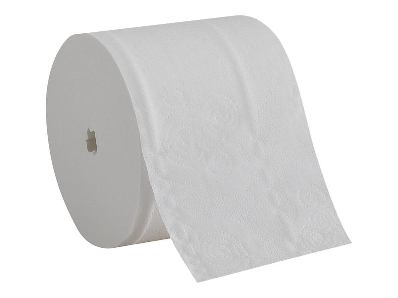 Angel Soft Professional Series Compact Recycled Coreless Toilet Paper, 2-Ply, White, 750 Sheets/Roll, 36 Rolls/Carton (19371)