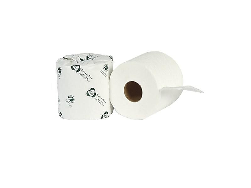 Eco Green Standard Toilet Paper, 2-Ply, White, 550 Sheets/Roll, 80 Rolls/Carton (EB8543)