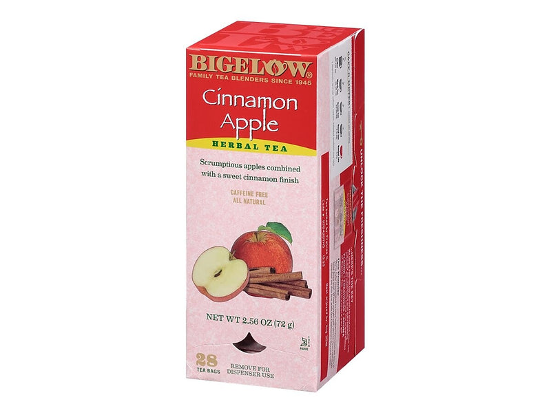 Bigelow Cinnamon Apple Herbal Tea Bags, 28/Box (11397)