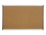 Quartet Arc Cubicle Cork Bulletin Board, Aluminum Frame, 18"H x 30"W (ARCB3018)