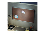 Quartet Arc Cubicle Cork Bulletin Board, Aluminum Frame, 18"H x 30"W (ARCB3018)