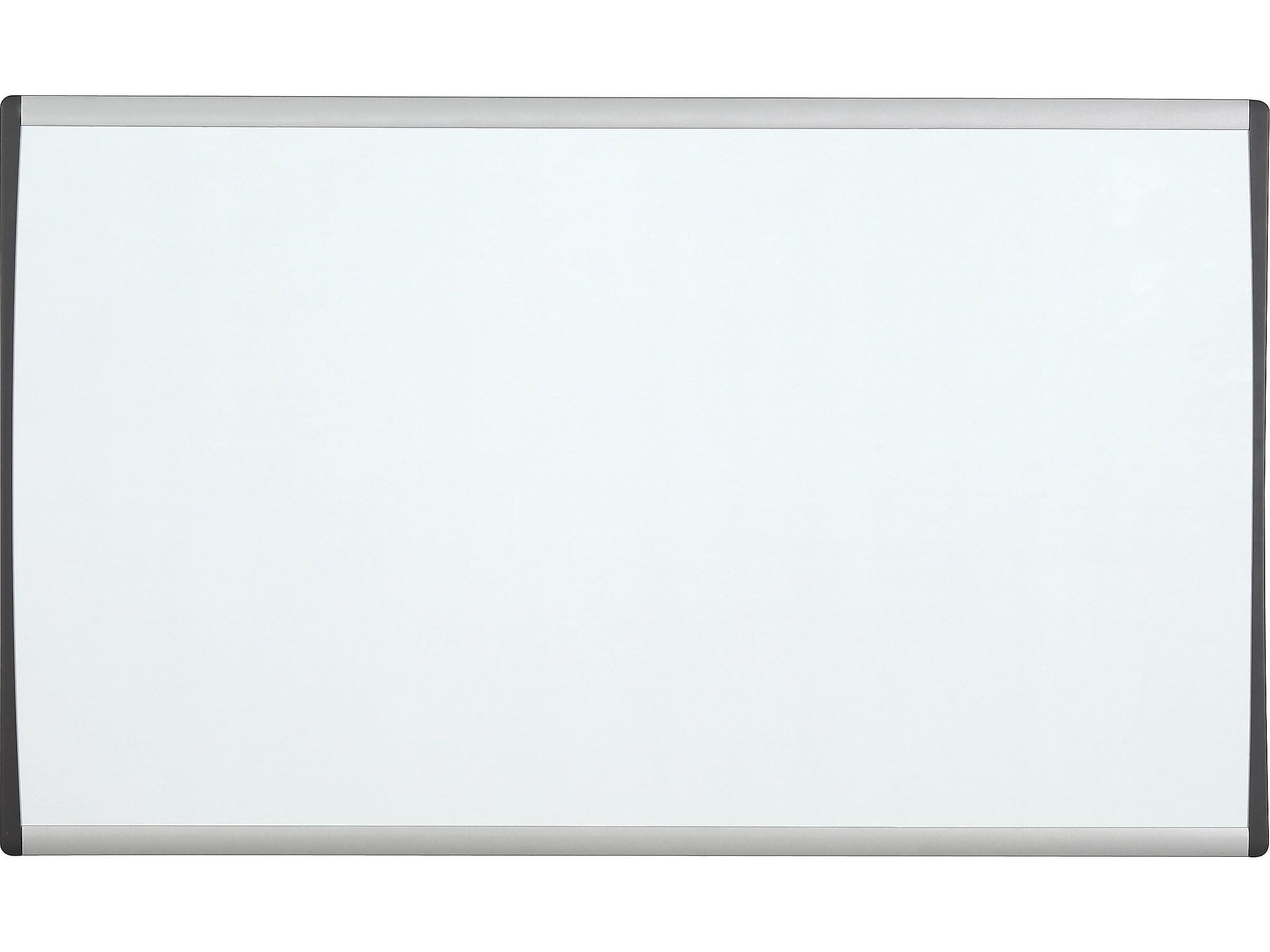 Quartet Arc Cubicle Painted Steel Dry-Erase Whiteboard, Aluminum Frame, 2.5' x 1.5' (ARC3018)