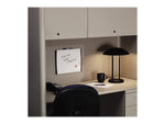 Quartet Arc Cubicle Painted Steel Dry-Erase Whiteboard, Aluminum Frame, 1' x 1' (ARC1411)