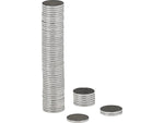 Quartet Matrix Magnets, Silver, 50/Pack (SM50)