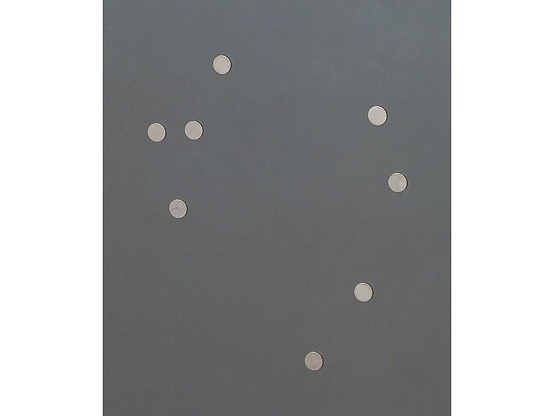 Quartet Matrix Magnets, Silver, 50/Pack (SM50)
