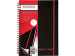 Black N' Red 1-Subject Professional Notebooks, 5.875" x 8.25", Wide Ruled, 70 Sheets, Black (JDK-C67009)