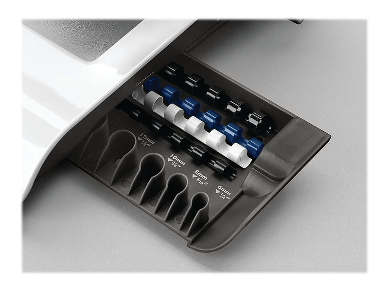 Fellowes Star+ Comb Binding Machine, 150 Sheet Capacity, White/Black (5006501)