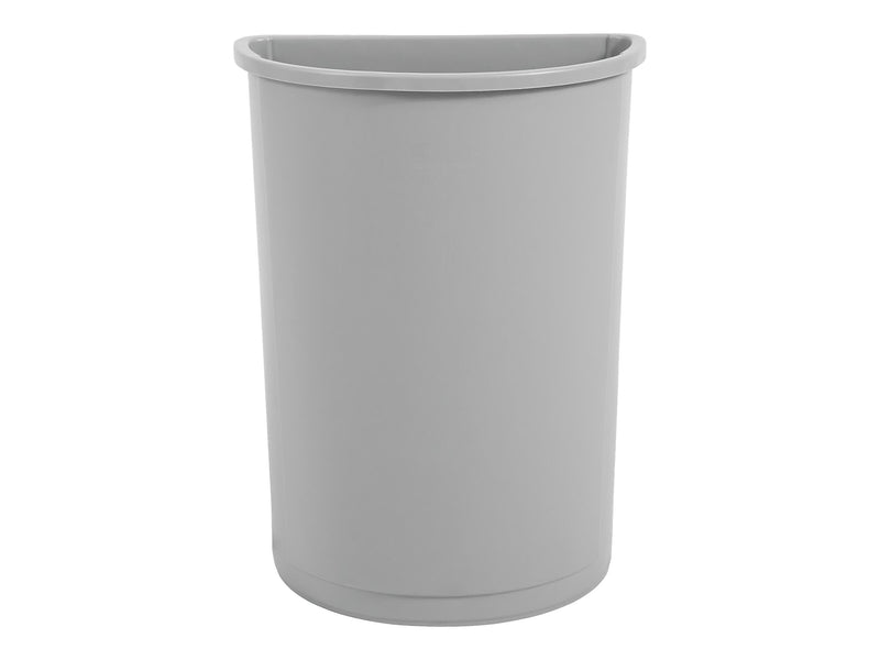 Rubbermaid Untouchable Indoor, Outdoor Trash Can w/ no Lid, Gray Polyethylene, 21 Gal. (FG352000GRAY)