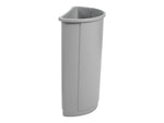 Rubbermaid Untouchable Indoor, Outdoor Trash Can w/ no Lid, Gray Polyethylene, 21 Gal. (FG352000GRAY)
