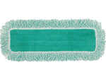 Rubbermaid Commercial HYGEN Microfiber Dust Mop Pad, Green (FGQ41800GR00)
