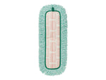 Rubbermaid Commercial HYGEN Microfiber Dust Mop Pad, Green (FGQ41800GR00)