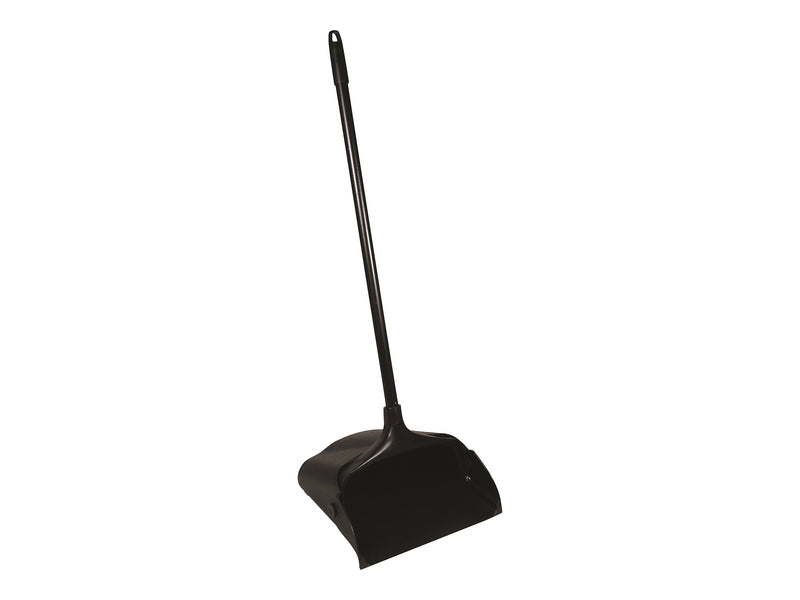 Rubbermaid Executive Lobby Pro 11.25" Plastic Upright Dustpan, Black (FG253100BLA)