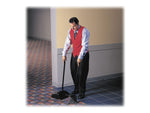 Rubbermaid Executive Lobby Pro 11.25" Plastic Upright Dustpan, Black (FG253100BLA)