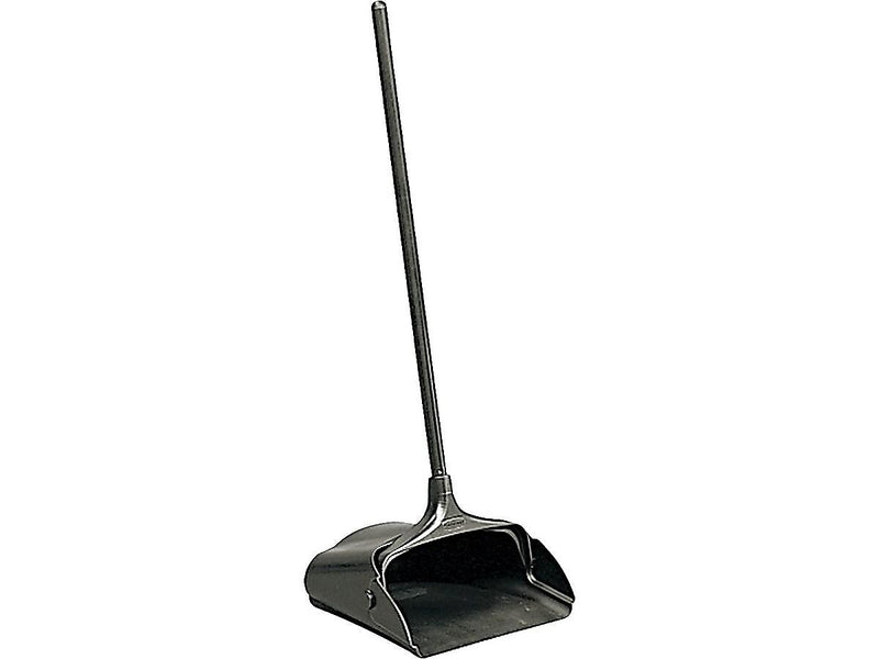 Rubbermaid Executive Lobby Pro 11.25" Plastic Upright Dustpan, Black (FG253100BLA)