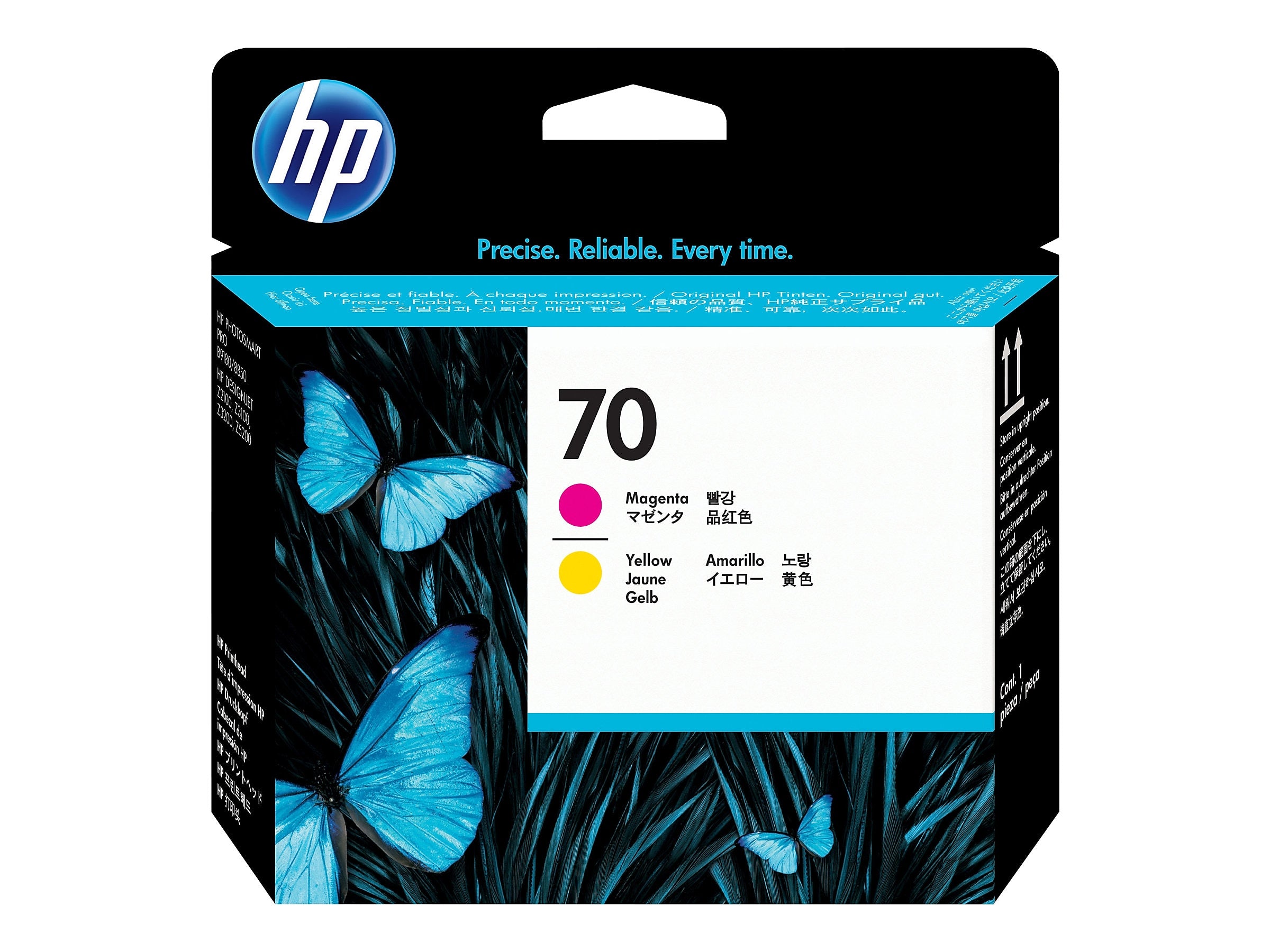HP 70 DesignJet Printhead, Magenta/Yellow (C9406A)