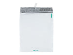 11"W x 13"L Redi-Strip Expansion Poly Mailers, White, 100/Box (QUA46390)