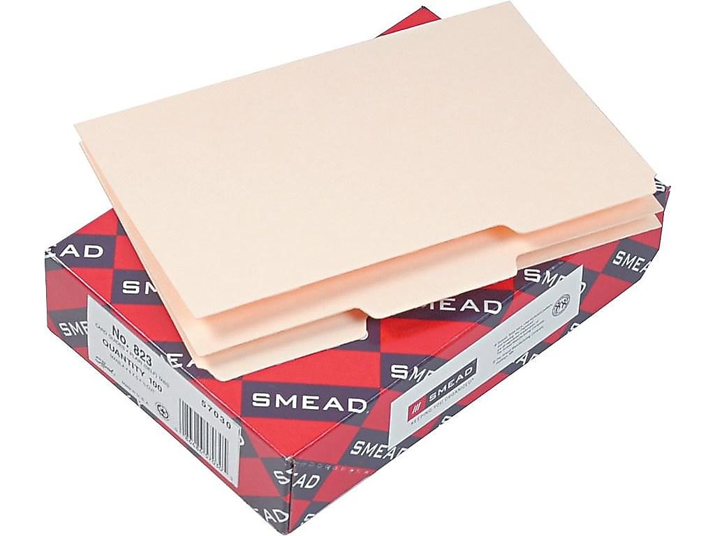 Smead 5" x 8" Index Card Files, Manila, 100/Box (57030)