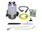 ProTeam Super Coach Pro 6 Backpack Vacuum, Gray/Purple (107308)