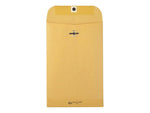 Quality Park Clasp & Moistenable Glue Kraft Catalog Envelopes, 6" x 9", Kraft, 100/Box (QUA37755)