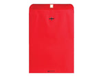 Quality Park Clasp & Moistenable Catalog Envelopes, 9" x 12", Red, 10/Pack (QUA38734)