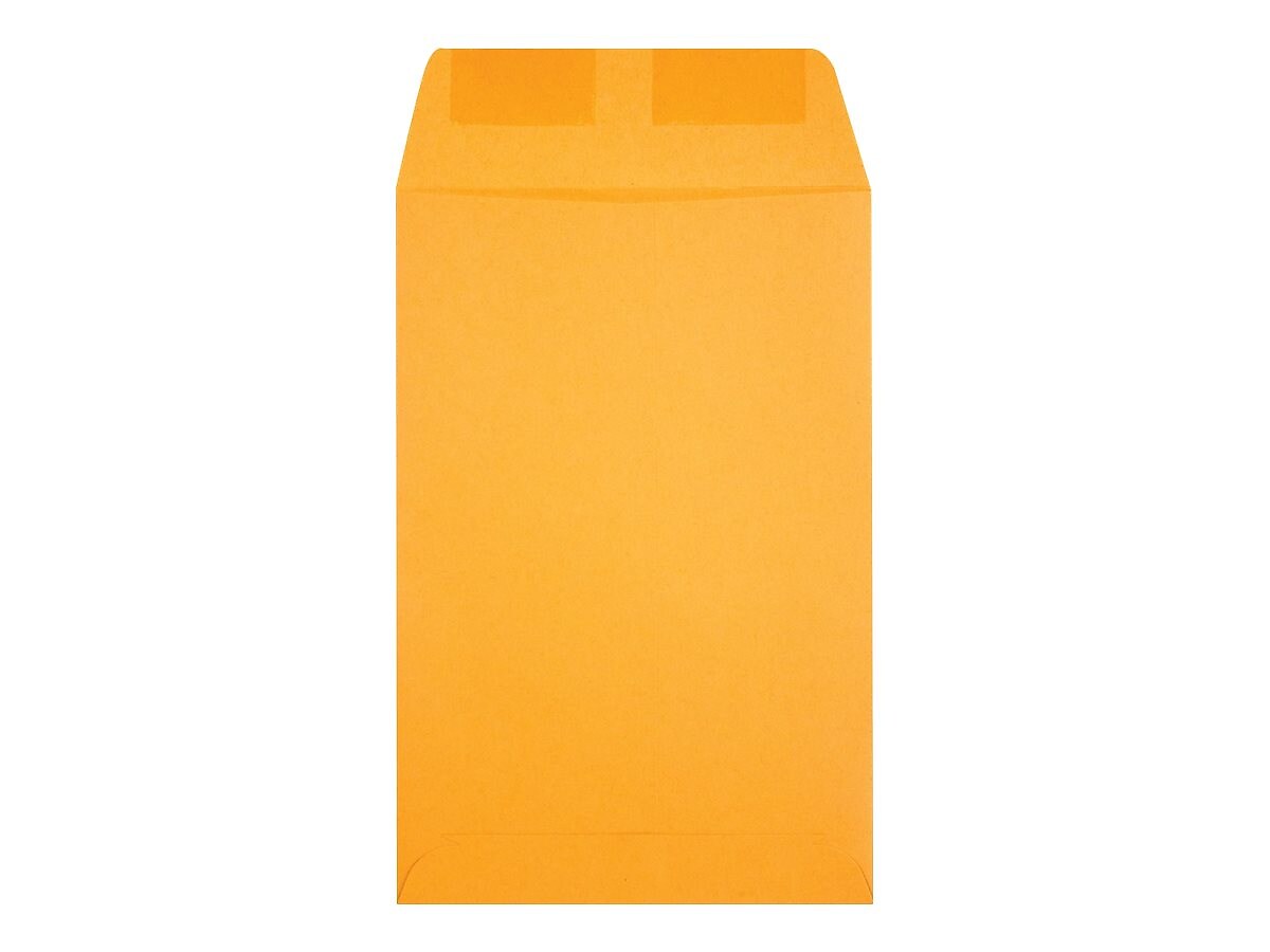 Quality Park Gummed Catalog Envelopes, 6" x 9", Kraft, 500/Bx (QUA40765)