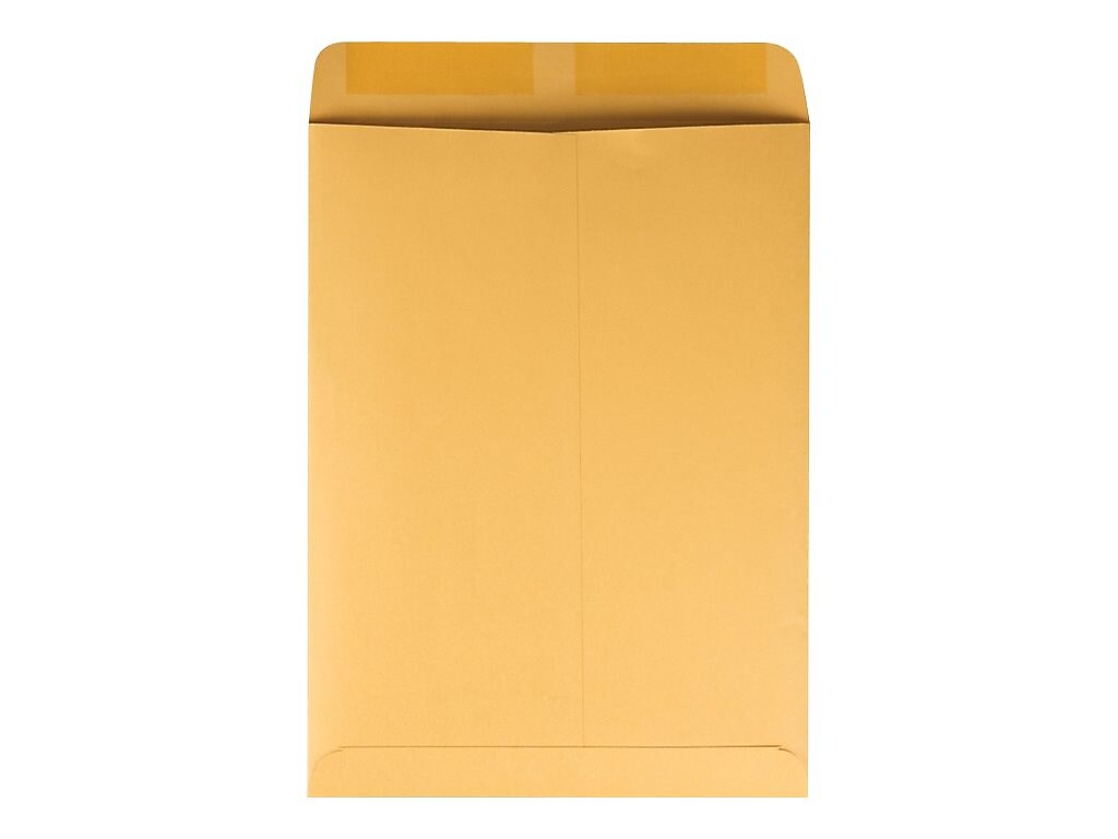 Quality Park Gummed Kraft Catalog Envelopes, 9" x 12", Kraft, 250/Box (QUA41465)