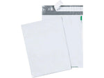 9"W x 12"L Redi-Strip Poly Mailers, White, 100/Pack (QUA46190)
